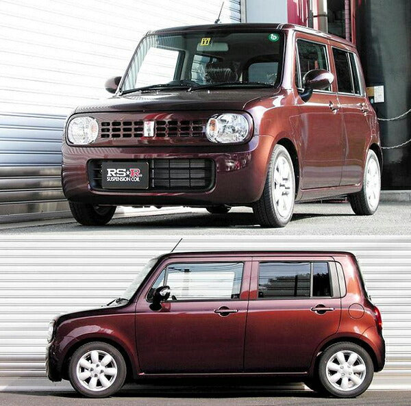 ラパン HE22S ダウンサス フロント左右セット RSR RS-Rダウン S210DF 