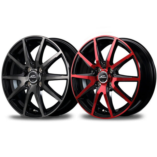 MID(マルカサービス) SCHNEIDER/DR-02 【12×3.5B 4-100 INSET42】 ミツビシ ミニキャブミーブ U67V/U68V 2011/12〜