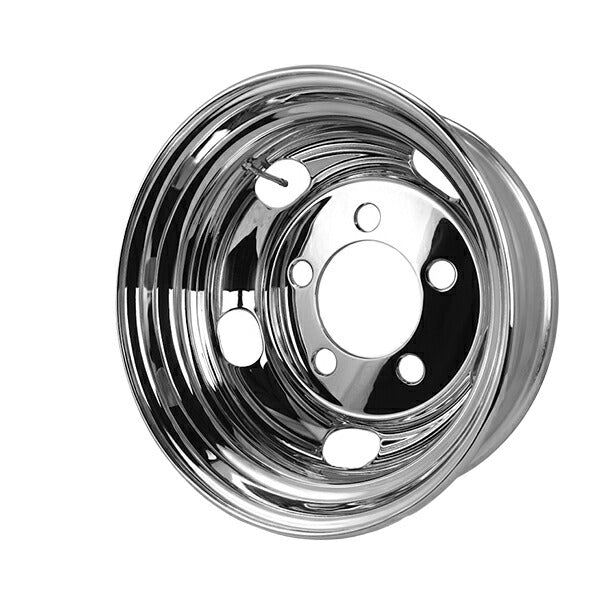 ダイナ デュトロなど トラック・バス用ホイール 1本 リア DOT-X メッキ