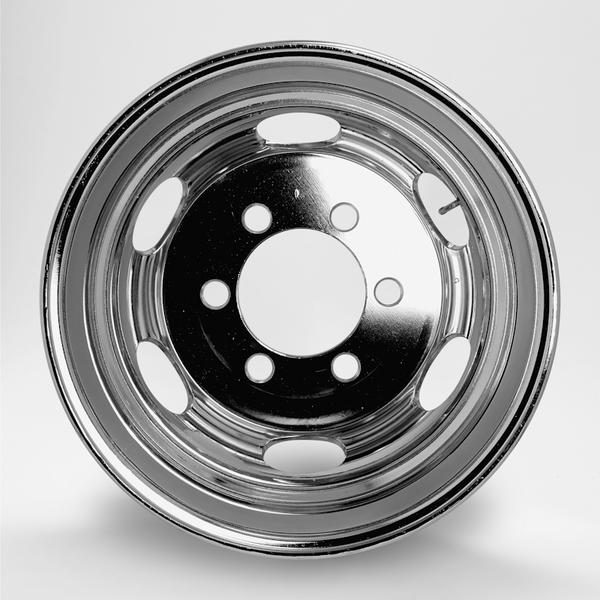 DOT-X メッキホイール 【19.5×6.75 6-222.25 offset:136 JIS】