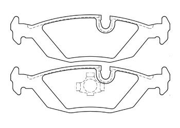 ENDLESS ブレーキパッド SR01 BMW E30 A18 82〜91 【EIP019SR01】 リア左右セット