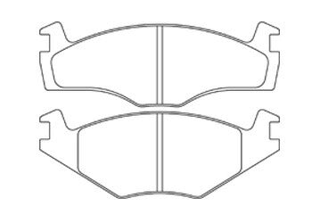 ENDLESS ブレーキパッド SSMPLUS フォルクスワーゲン シロッコ 83〜92 【EIP022MP】 フロント左右セット