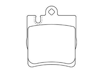 ENDLESS ブレーキパッド CCRg MERCEDES BENZ SLKクラス R171 171445 2008/05〜2011/04 リア左右セット EIP052