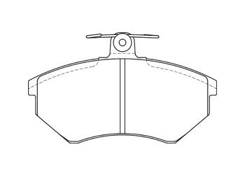 ENDLESS ブレーキパッド SSMPLUS フォルクスワーゲン パサート B3 319A 92〜93/9 【EIP065MP】 フロント左右セット
