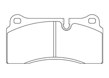 ENDLESS ブレーキパッド CCRg FERRARI F50 リア左右セット EIP127