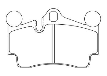 ENDLESS ブレーキパッド MX72 VOLKSWAGEN トゥアレグ 7LBJNA 2005/07〜2011/01 リア左右セット EIP166