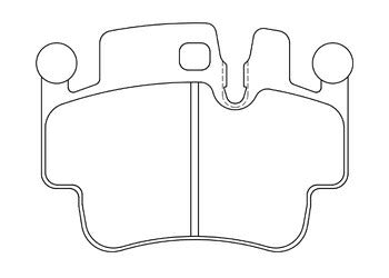 ENDLESS ブレーキパッド MX72 PORSCHE 911 997 2004/08〜 リア左右セット EIP174