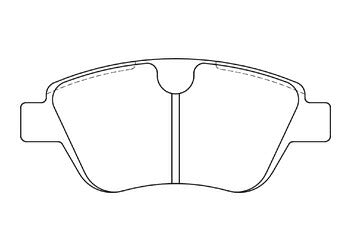 ENDLESS ブレーキパッド MX72 FIAT 500(チンクェチェント) 31214 2008/05〜 フロント左右セット EIP181