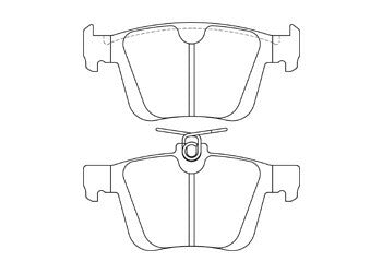 ENDLESS ブレーキパッド MX72 VOLKSWAGEN ゴルフVII リア左右セット EIP251