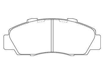 ENDLESS ブレーキパッド MX72PLUS ホンダ シビックタイプR EK9 1997/08〜2000/09 フロント左右セット EP270