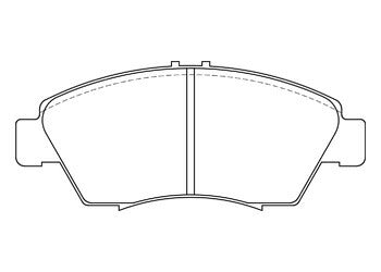 ENDLESS ブレーキパッド CCRg ホンダ エディックス BE1 2004/07〜2009/08 フロント左右セット EP280