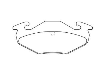 アルトワークス 11系 21系 ブレーキパッド リア左右セット エンドレス