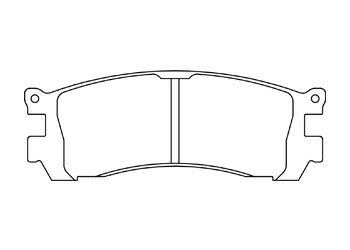 ENDLESS ブレーキパッド SSS ミレーニア TAFP H5.8〜H15.10 【EP344SS2】 リア左右セット