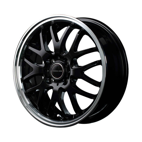 MID(マルカサービス) VERTEC ONE/EXE10 【15×4.5J 4-100 INSET45】 ミツビシ ekカスタム/ekスペース B11W 2013/06〜