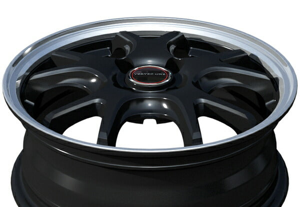 MID(マルカサービス) VERTEC ONE/EXE5 【15×5.5J 4-100 INSET43】 ホンダ フィット GE系 2007/10〜2013/09