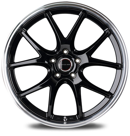 MID(マルカサービス) VERTEC ONE/EXE5 【15×5.5J 4-100 INSET43】 トヨタ ライズ 200系 2019/11〜