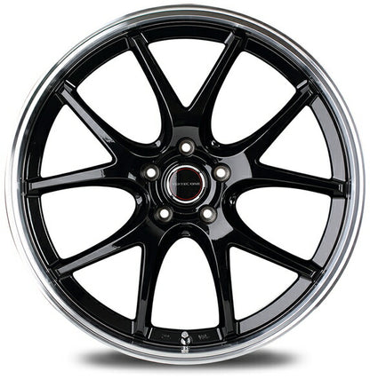 MID(マルカサービス) VERTEC ONE/EXE5 【15×4.5J 4-100 INSET45】 ニッサン ルークス/ルークスハイウェイスター B44A 2020/03〜