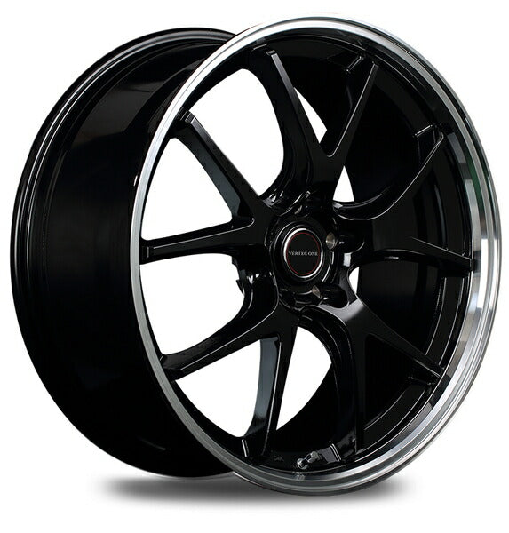 MID(マルカサービス) VERTEC ONE/EXE5 【15×5.5J 4-100 INSET43】 ニッサン ウイングロード 12系 2005/11〜2018/03