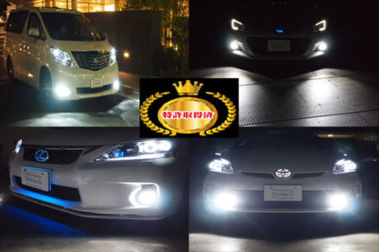 Junack LEDフォグバルブ LEDIST 単品補修バルブ 2500k HB4 汎用品 LFB-1Y-B