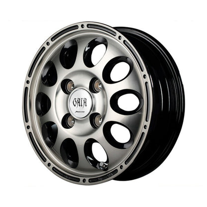 MID(マルカサービス) GAIA/GAIA X 【12×4B 4-100 INSET42 ブラポリ】 ミツビシ ミニカバン H42V/H47V 1998/10〜2011/06