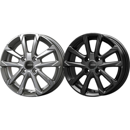 KOSEI QRASIZ/GC36F 【16×6.0J 4-100 INSET40】 マツダ デミオ DJ3FS/DJ3AS系/DJ5FS/DJ5AS系 2014/09〜 QGC600S/QGC600B