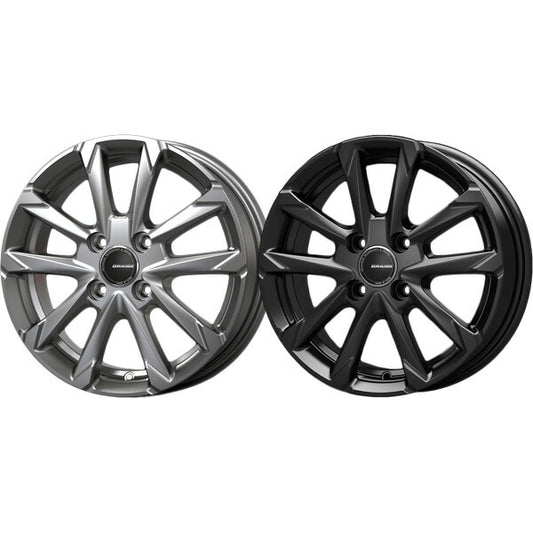 KOSEI QRASIZ/GC36F 【15×4.5J 4-100 INSET45】 マツダ フレアワゴン MM32S 2013/04〜 QGC500S/QGC500B