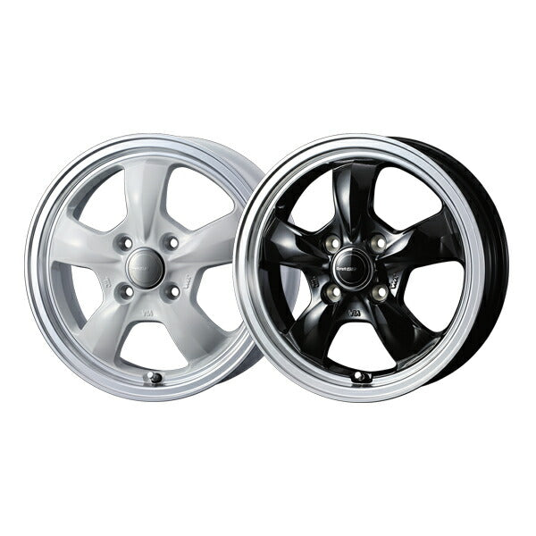 weds GYRAFT/5S 【15×4.5J 4-100 INSET45】 ホンダ N-BOX/N-BOX+/N-BOXスラッシュ JF3/JF4 0041119/0041116