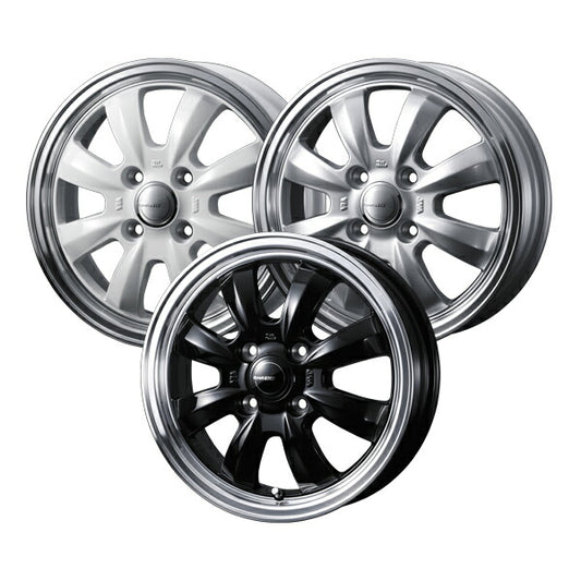 weds GYRAFT/8S 【15×4.5J 4-100 INSET45】 0040955/0040909/0040952