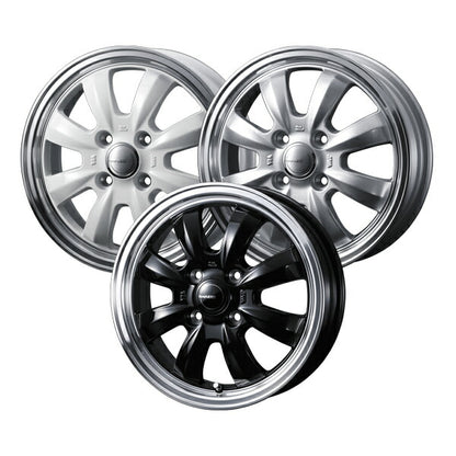 weds GYRAFT/8S 【12×4.0B 4-100 INSET43】 0040953/0040907/0040950