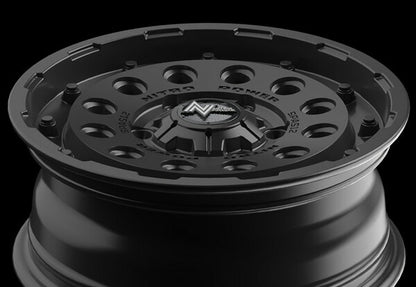 MID(マルカサービス) NITRO POWER/H12 SHOTGUN 【15×6J 6-139 INSET33 バレルブラック】 トヨタ ハイエース/レジアスエース 200系 2004/08〜