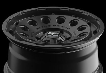 MID(マルカサービス) NITRO POWER/H12 SHOTGUN 【17×8J 6-139 INSET20 バレルブラック】 トヨタ FJクルーザー 15系 2009/09〜