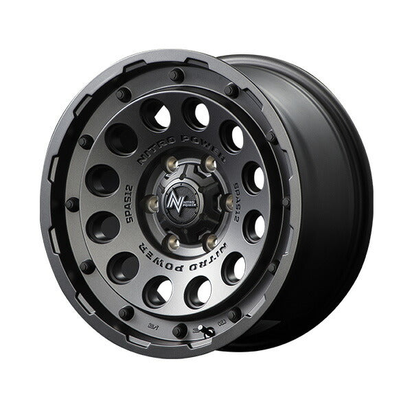 MID(マルカサービス) NITRO POWER/H12 SHOTGUN 【17×8J 6-139 INSET20 バレルブラック】 トヨタ FJクルーザー 15系 2009/09〜