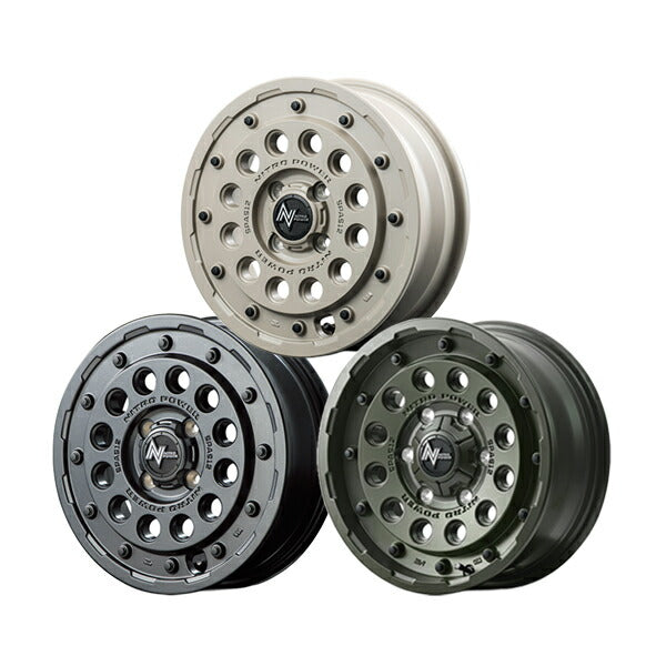 MID(マルカサービス) NITRO POWER/H12 SHOTGUN 【14×4.5J 4-100 INSET45】 ニッサン オッティ 92系 2006/10〜2013/06