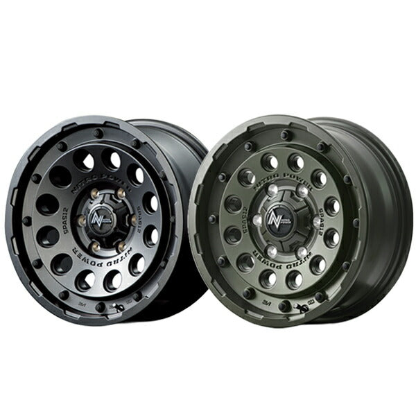 MID(マルカサービス) NITRO POWER/H12 SHOTGUN 【16×6.5J 6-139 INSET38】 トヨタ ハイエース/レジアスエース 200系 2004/08〜