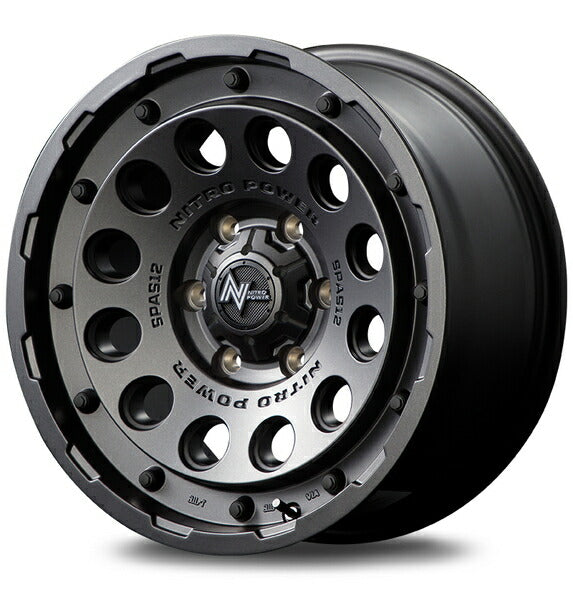 MID(マルカサービス) NITRO POWER/H12 SHOTGUN 【14×4.5J 4-100 INSET45 BC/マシニング】 マツダ フレアカスタムスタイル MJ系 2012/10〜2017/02