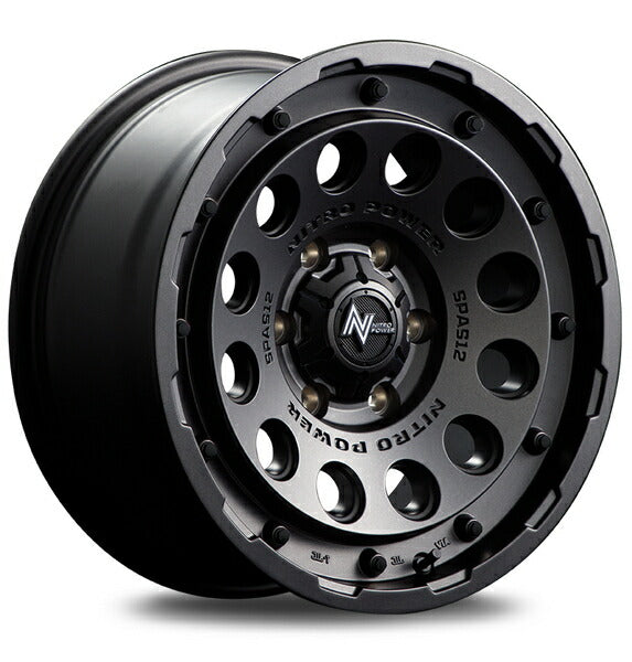 MID(マルカサービス) NITRO POWER/H12 SHOTGUN 【16×7J 5-114 INSET40 BC/マシニング】 ニッサン ステージア 35系