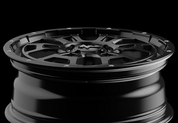 MID(マルカサービス) NITRO POWER/H6 SLUG 【16×6J 4-100 INSET40 セミグロスブラック】 ホンダ フィットクロスター GR系 2020/02〜