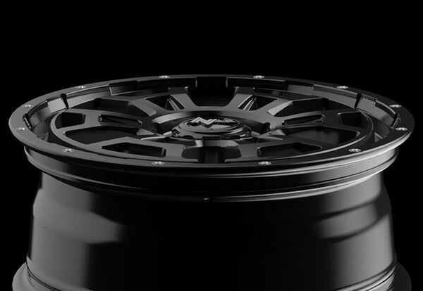 MID(マルカサービス) NITRO POWER/H6 SLUG 【17×7J 5-114 INSET42 セミグロスブラック】