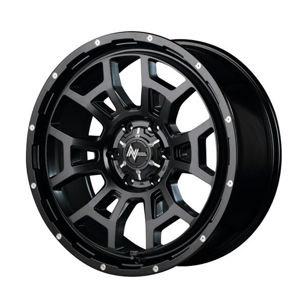 MID(マルカサービス) NITRO POWER/H6 SLUG 【16×6J 4-100 INSET40 セミグロスブラック】 ホンダ フィットクロスター GR系 2020/02〜