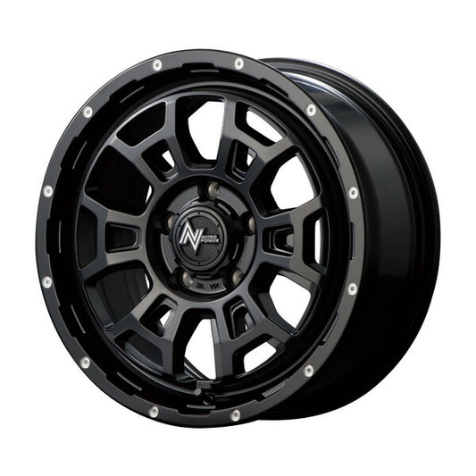 MID(マルカサービス) NITRO POWER/H6 SLUG 【16×7J 5-114 INSET40 セミグロスブラック】