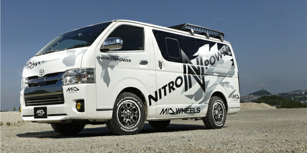 MID(マルカサービス) NITRO POWER/H6 SLUG 【17×6.5J 6-139 INSET48】 ニッサン NV350キャラバン 25系 1986/09〜