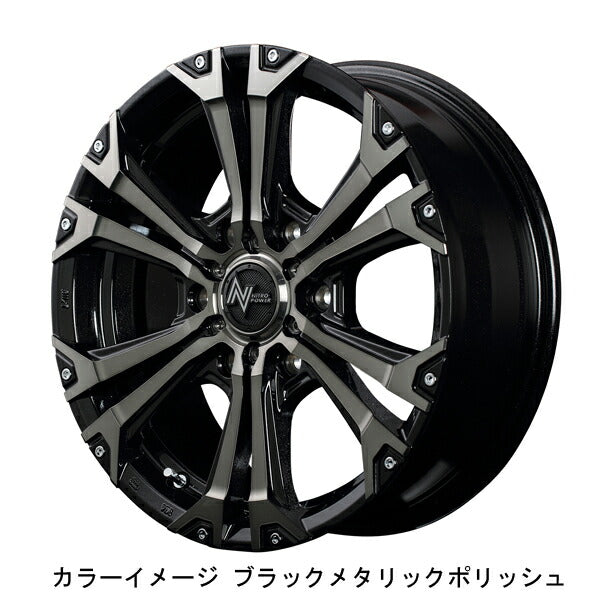 MID(マルカサービス) NITRO POWER/JAVELIN 【15×6J 6-139 INSET33】 トヨタ ハイエース/レジアスエース 200系 2004/08〜