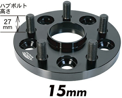 KYO-EI WIDE TREAD SPACER for LEXUS LS 汎用品 【ネジサイズ:M14×P1.5 5穴 PCD:120 ハブ径:60mm 厚み:15mm 外径:165mm】 5815W1
