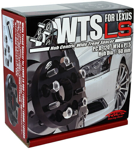 KYO-EI WIDE TREAD SPACER for LEXUS LS 汎用品 【ネジサイズ:M14×P1.5 5穴 PCD:120 ハブ径:60mm 厚み:27mm 外径:165mm】 5827W1
