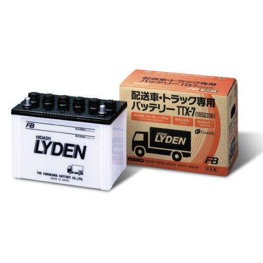 古河電池 LYDEN トヨタ ダイナ KK-XZU301A 2002〜 TTX-7L(105D31L)