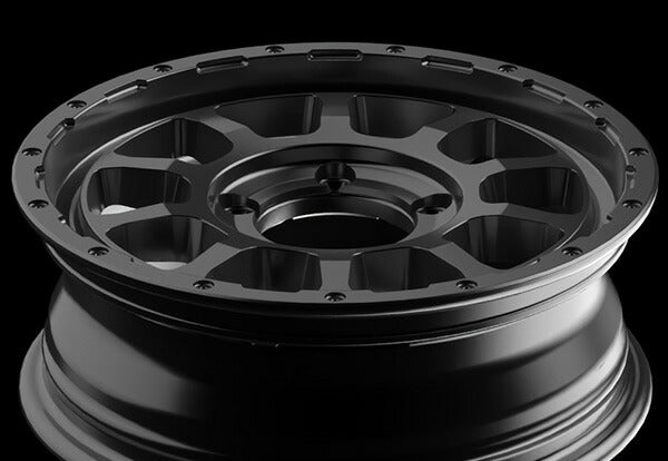 MID(マルカサービス) NITRO POWER/M10 PERSHING-J 【16×5.5J 5-139 INSET20 ブラック/DC】 スズキ ジムニー 23系 1998/10〜2018/07