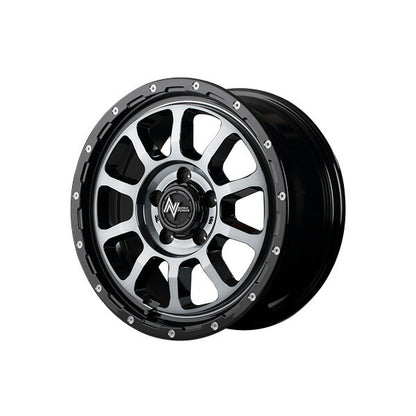 MID(マルカサービス) NITRO POWER/M10 PERSHING-S 【16×7J 5-114 INSET40 ブラック/DC】 ニッサン エクストレイル 32系