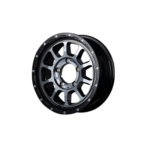 MID(マルカサービス) NITRO POWER/M10 PERSHING-J 【16×5.5J 5-139 INSET20 ブラック/DC】 スズキ ジムニー 23系 1998/10〜2018/07