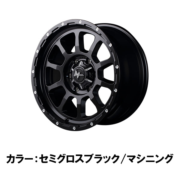 MID(マルカサービス) NITRO POWER/M10 PERSHING-KC 【14×4.5J 4-100 INSET45】 ダイハツ ハイゼットキャディー LA700V/LA710V 2016/06〜