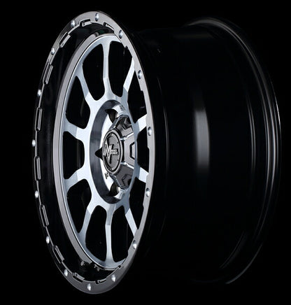 MID(マルカサービス) NITRO POWER/M10 PERSHING-KC 【14×4.5J 4-100 INSET45 ブラック/DC】 ダイハツ タフト LA900系 2020/06〜